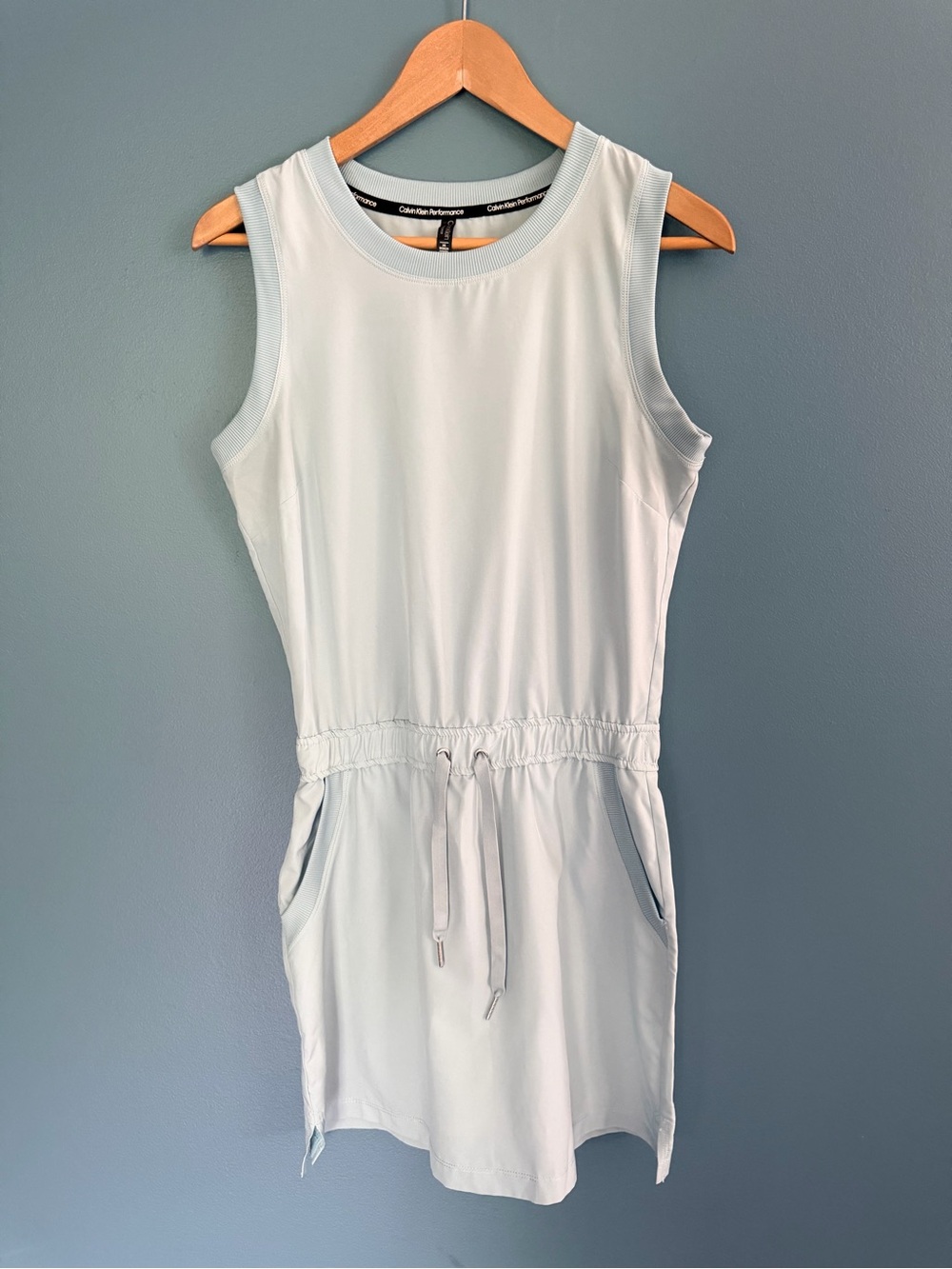 Calvin Klein Performance Light Blue Sleeveless Dress XS Sports w/Pockets